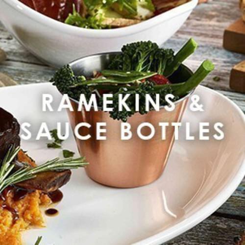 Genware Ramekins & Sauce Bottles